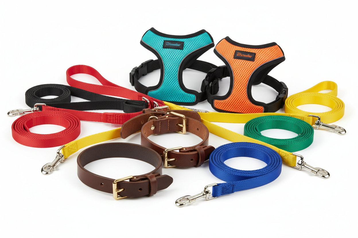 Dog Collars, Harnesses & Leashes
