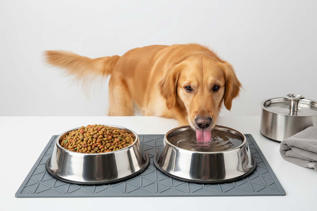 Dog Feeding & Watering